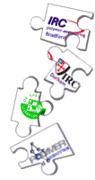 (Component parts of the IRC depicted as jigsaw pieces.)
