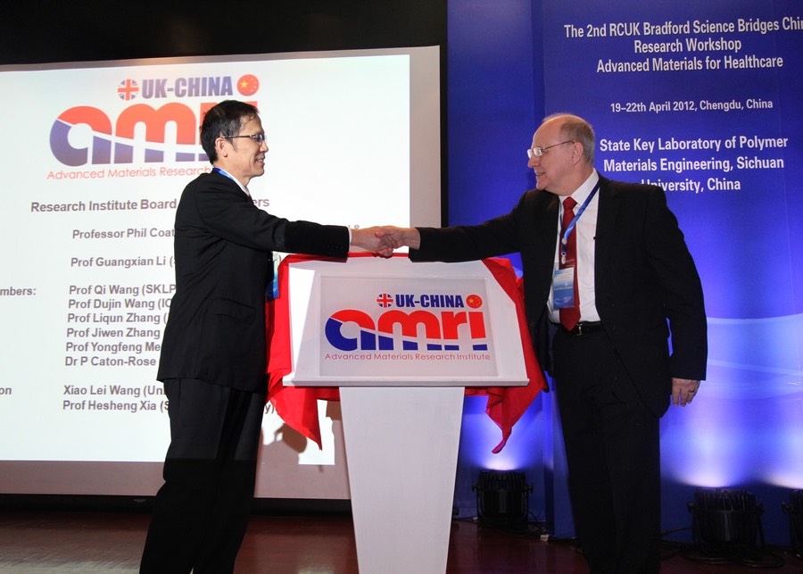 Founding the UK-China AMRI, Chengdu 2012